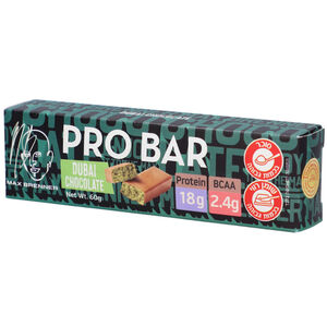 מקס ברנר שוקולד חלב ממולא בפיסטוק וקדאיף מועשר חלבון ופתיתי סויה קראנצים 60 גרם