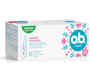 ob טמפונים סופר פלוס 32 יח