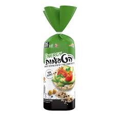 פריכיות חומוס , אורז, עדשים שחורות וקינואה 135 גרם