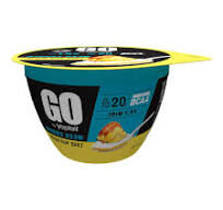 יוגורט גו במרקם אוורירי בטעם אננס מקורמל 1% שומן 200 גרם