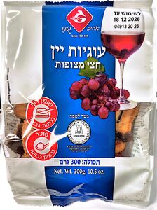 עוגיות יין חצי מצופות 300 גרם